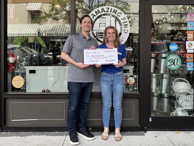 Heart on Main Street, nora fleming donate to retailer, boosting total support over $100K
