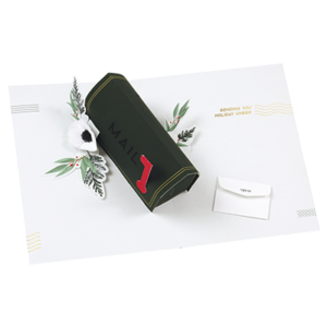 Up With Paper Christmas Mail Pop Up Greeting Card