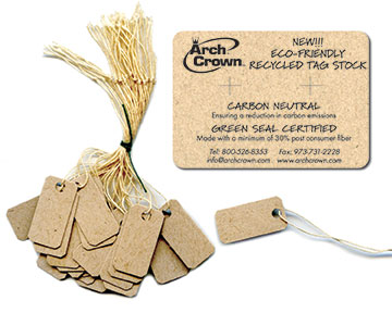Eco-Friendly String Tags & Earring Cards