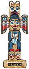 3-D color brass ornament