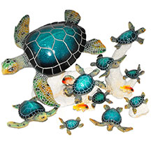 Hand-Painted Turtles