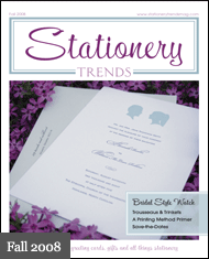 Stationery Trends 2008 Fall Issue