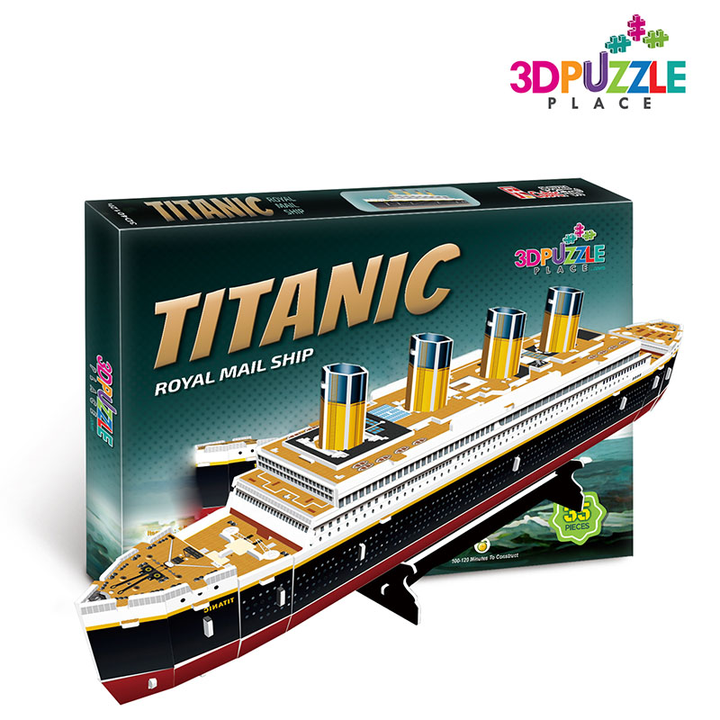 3-D Titanic Puzzle