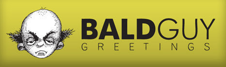 Bald Guy Greetings takes off