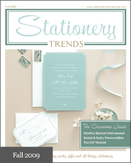 Stationery Trends 2009 Fall Issue