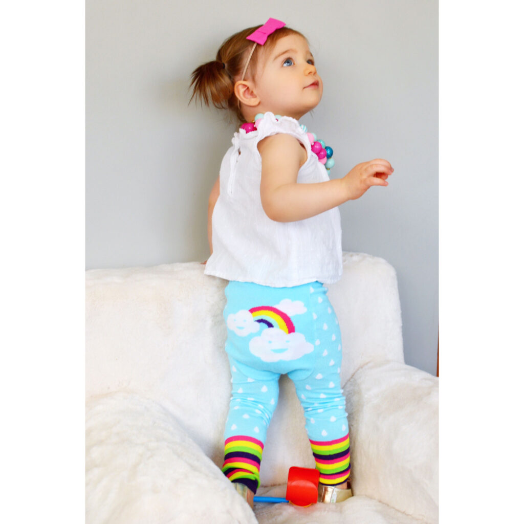 Blue Rainbow Leggings