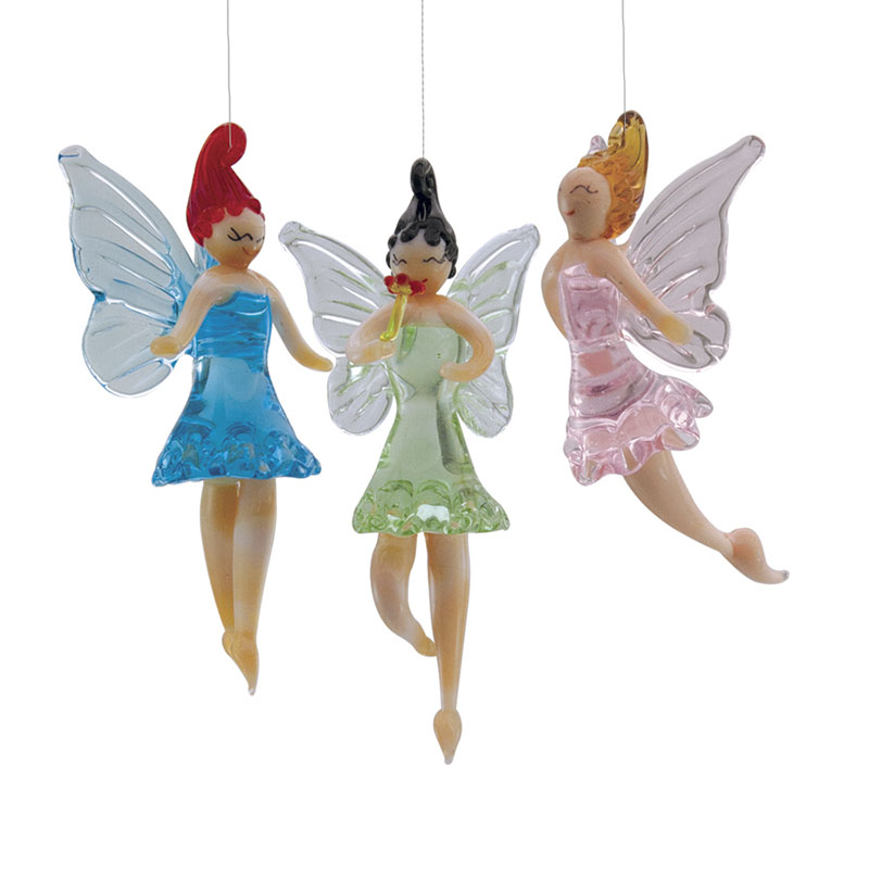 Hanging Glass Fairies