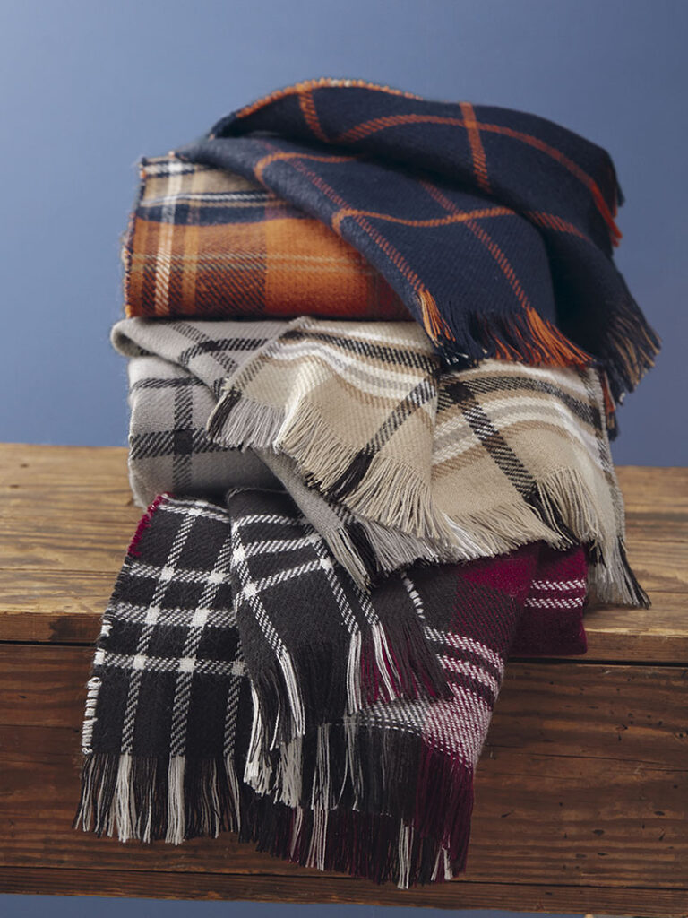 Plaid Blanket Scarf