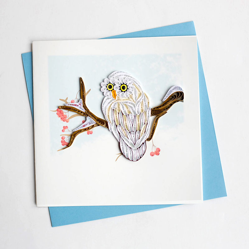 Snowy Owl Card