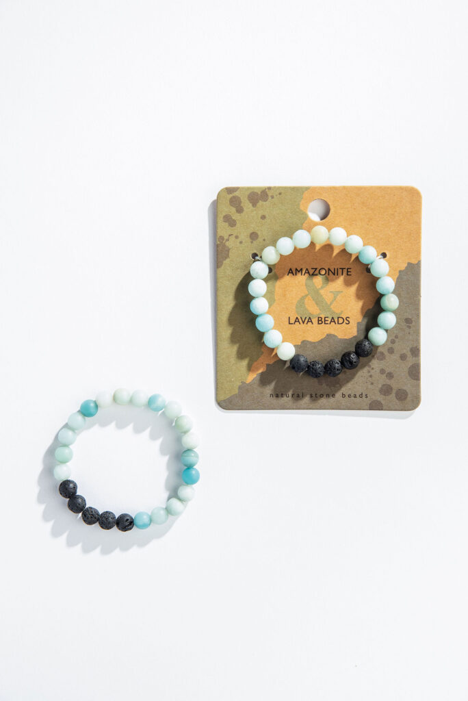 Amazonite Lava Bracelets