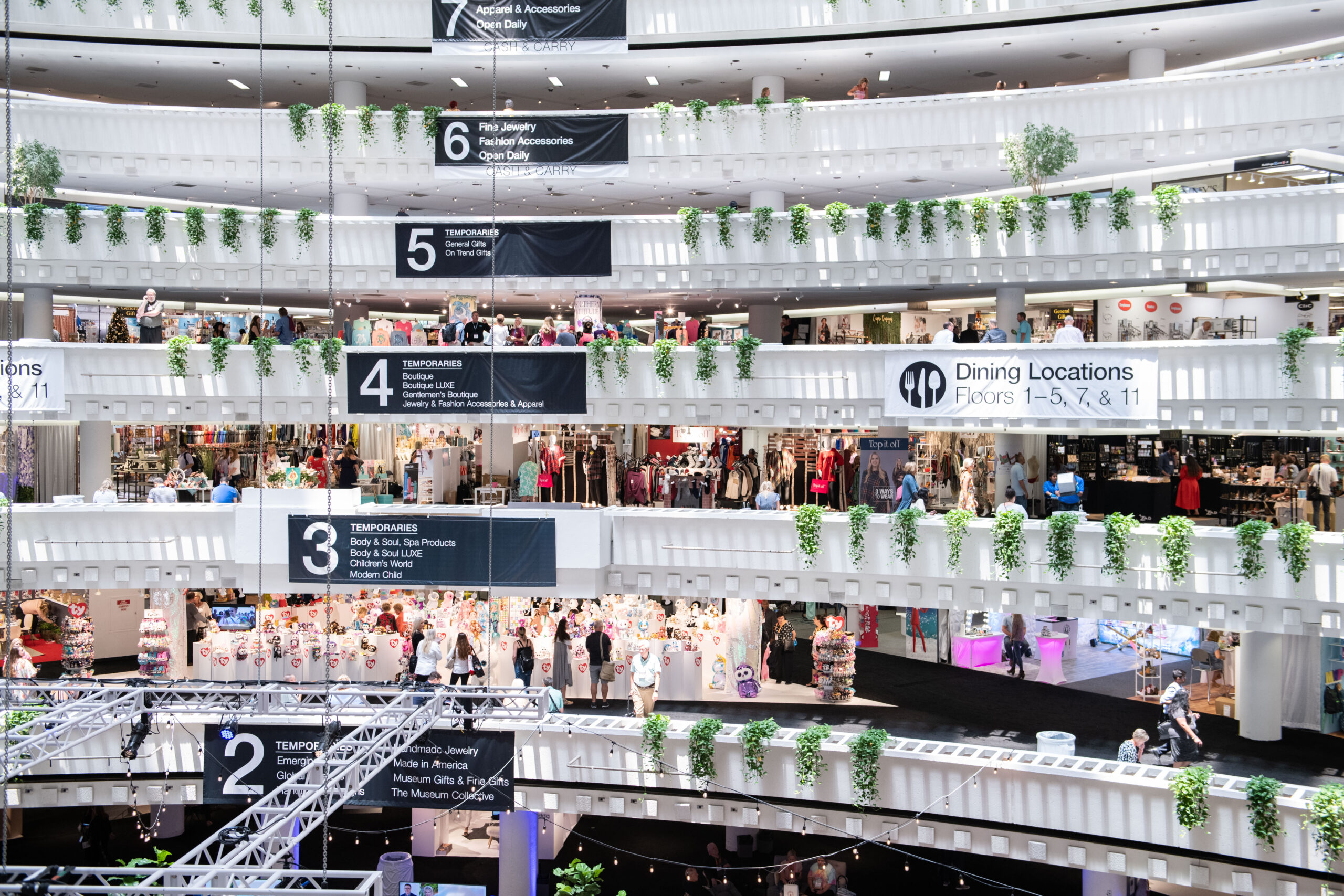 AmericasMart Floors courtesy of PWP Studio photographers specialize in corporate event photography, decor, details, incentive travel, conventions, and on-location photography in Atlanta, Georgia