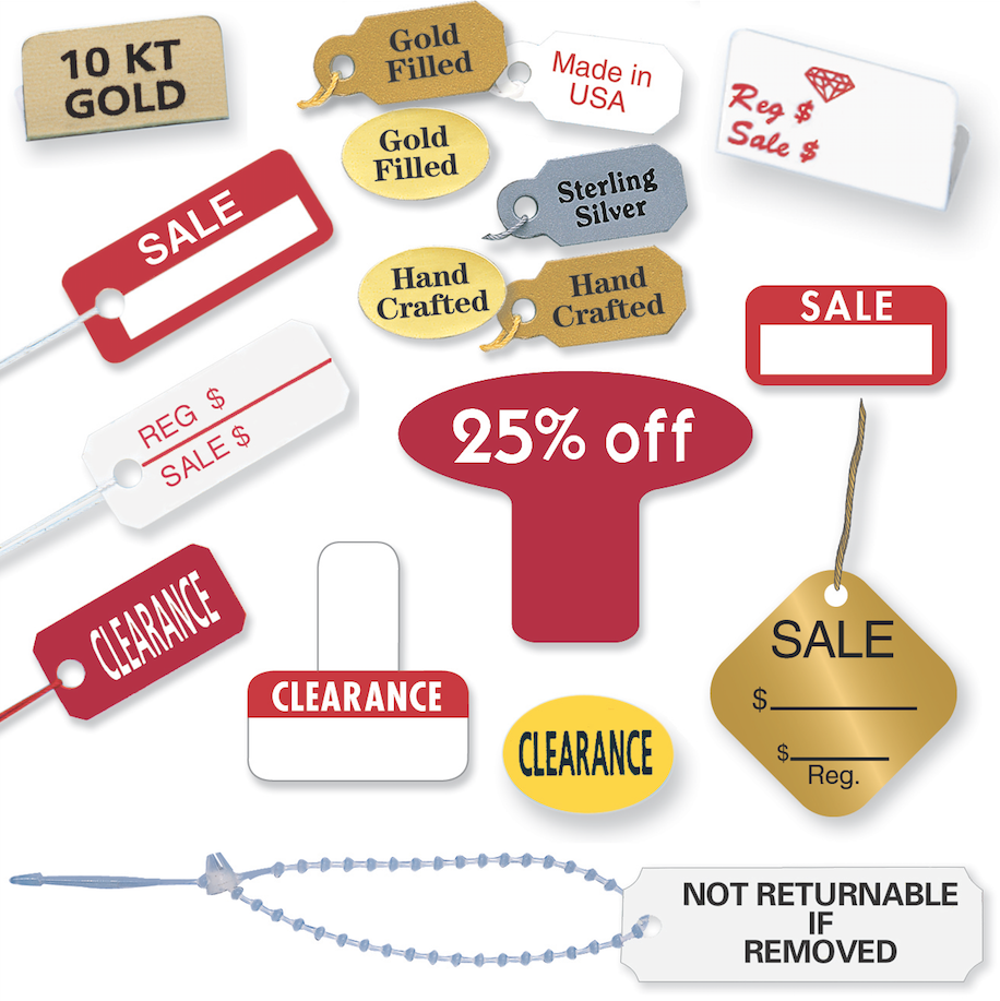 Pre-Printed Tags & Labels for In-Store Promotions