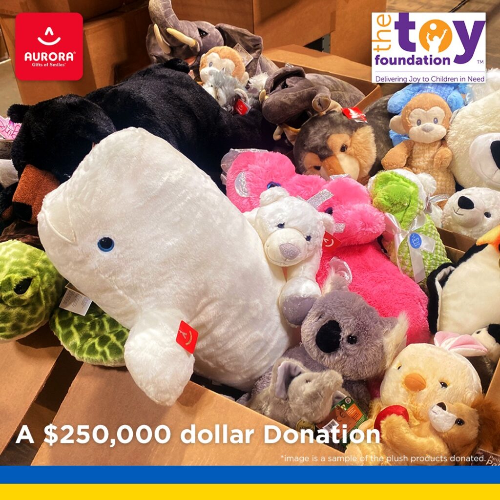 Aurora World donates plush products to children and families in Ukraine