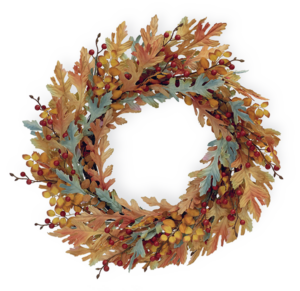 Blue Autumn Harvest Wreath from Boston International