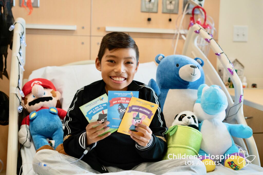 Children’s Hospital Los Angeles kicks off its annual Halloween greeting card drive