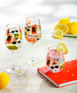 Bon Voyage Acrylic Drinkware from CR Gibson