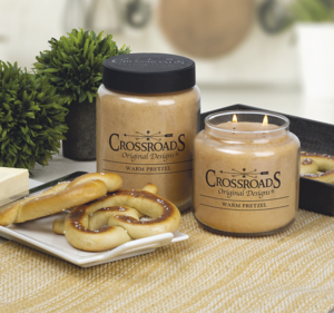 Warm Pretzel Jar Candles from Crossroads Original Designs