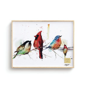 Little Birds Wall Art from DEMDACO, featuring artwork from Dean Crouser