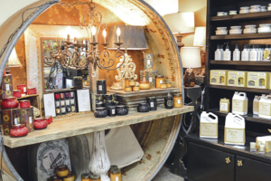Vickie's Gifts in-store merchandise display