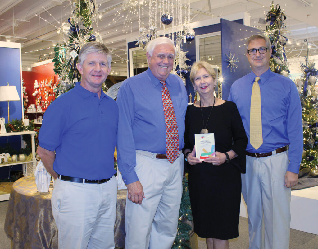 burton + BURTON receives a Best Visual Presentation Award at Dallas Market Center