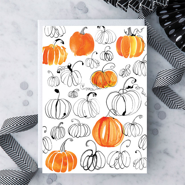 Pumpkin Halloween Card