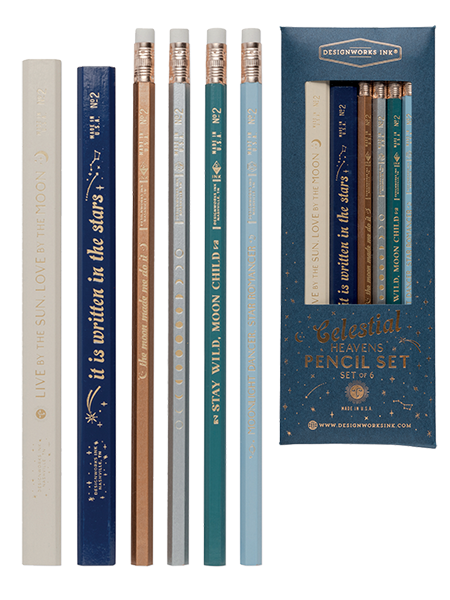 Celestial Heavens Pencil Set