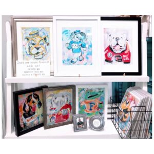 EcoHome collegiate prints display