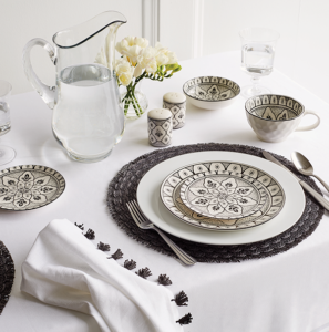 Izzy & Oliver Pen & Ink Dinnerware from Enesco