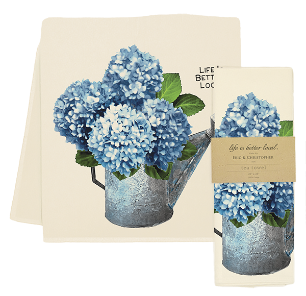 Hydrangea Tea Towel