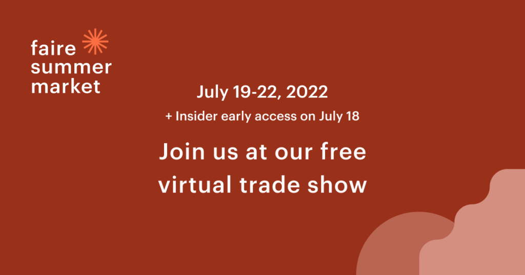 Faire hosts virtual summer market