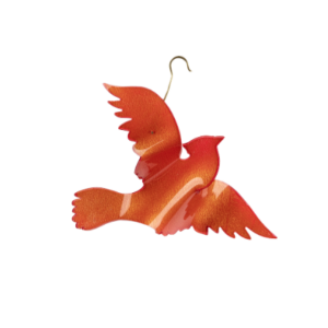 Acrylic Cardinal Ornament by Fig & Dove