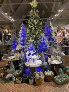 Filoli Clock Tower Shop Christmas Display