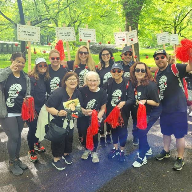 The Gift for Life and NY NOW team raised over $44,500 for AIDS Walk NY