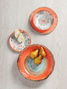 Bella Casa Melamine Tableware by Ganz Midwest CBK