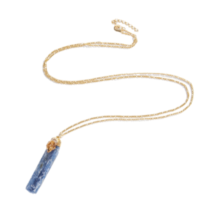 Alignment Necklace: Citrine + Kyanite from GeoCentral