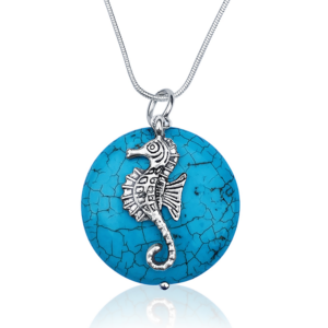 Seahorse Turquoise Necklace from Gogh Jewelry Design