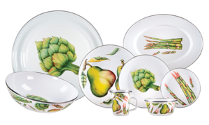 Fresh Produce Enamelware from Golden Rabbit