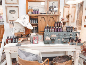 Found Cottage retail display in its store