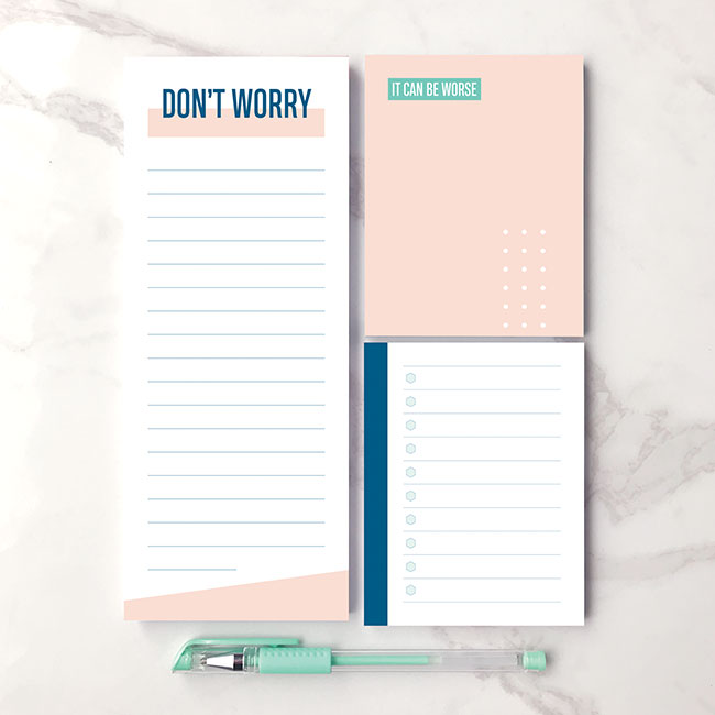 Don’t Worry, It Can Be Worse Notepads
