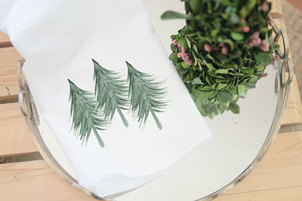 Three Trees Cotton Tea Towel