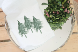Three Trees Cotton Tea Towel from Indigo Tangerine