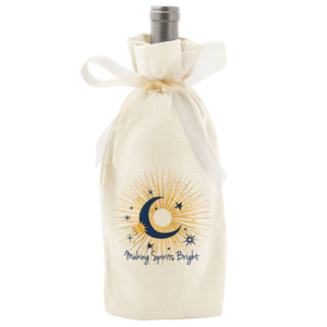 Holiday Canvas Wine Bag from Karma Gifts