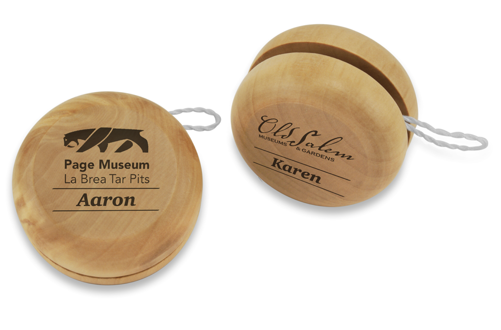 Wood Engraved Yo-Yo