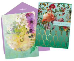 Foil-stamped Cards from Leanin' Tree