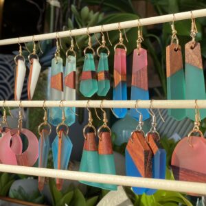 Leon & Lulu earrings display