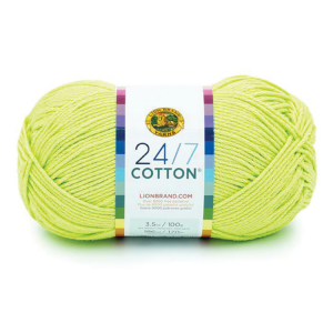 Lime Green Yarn from Lion Brand