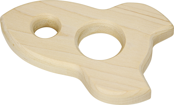 Rocket Teether: Maple Landmark