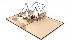 The Mayflower card from Lovepop