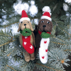 Melange Collection knit ornaments