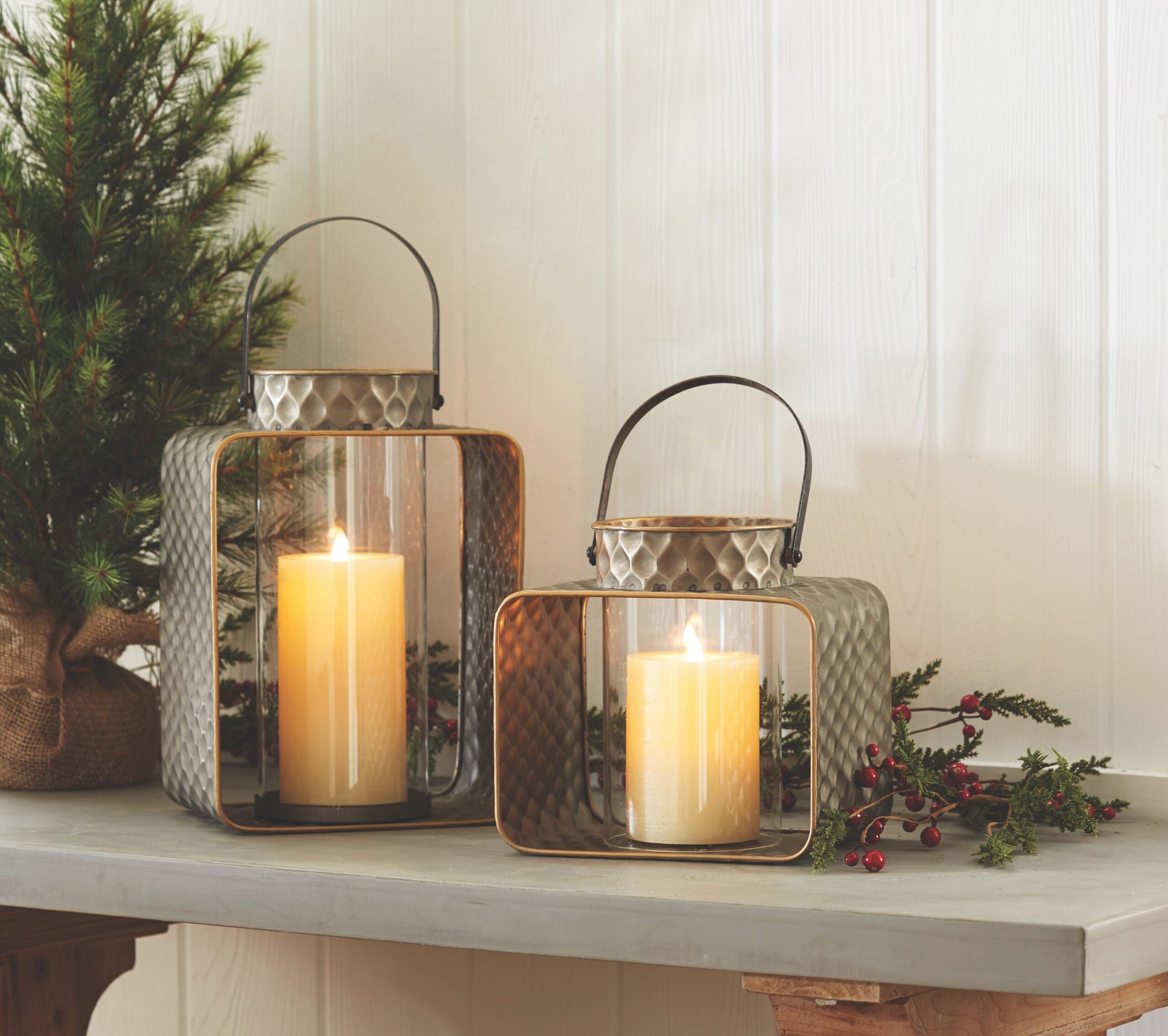 Melrose International lantern style candles